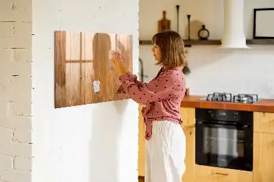 Magnetisk skrivetavle med træramme