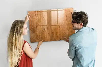 Magnetisk skrivetavle med træramme