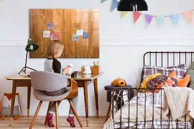 Magnetisk skrivetavle med træramme