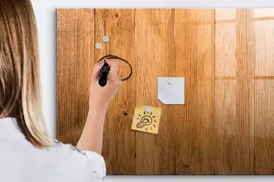 Magnetisk skrivetavle med træramme