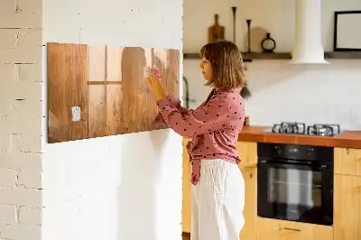 Magnetisk skrivetavle med træramme