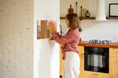 Magnetisk skrivetavle med træramme