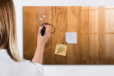 Magnetisk skrivetavle med træramme