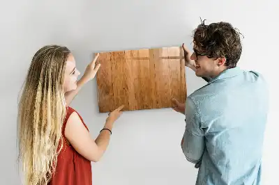 Magnetisk skrivetavle med træramme