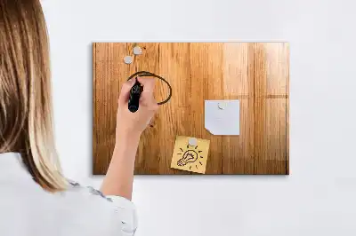 Magnetisk skrivetavle med træramme
