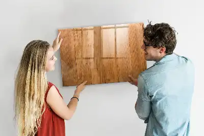 Magnetisk skrivetavle med træramme