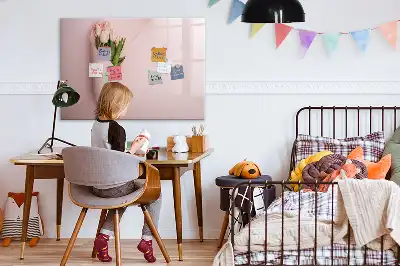Magnetisk tegnetavle motiv med blomsterbuket