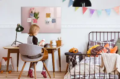 Magnetisk tegnetavle motiv med blomsterbuket