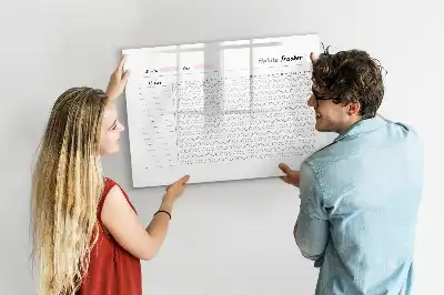Magnetisk skrivetavle til vane-tracking