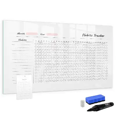 Magnetisk skrivetavle til vane-tracking