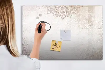 Magnetisk tegnetavle med dekorativt mønster