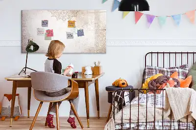 Magnetisk tegnetavle med dekorativt mønster