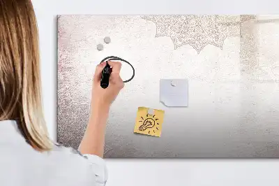 Magnetisk tegnetavle med dekorativt mønster