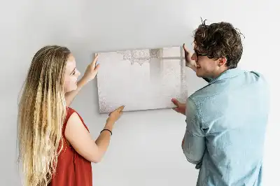 Magnetisk tegnetavle med dekorativt mønster