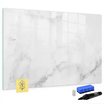 Magnetisk skrivetavle i marmor-design