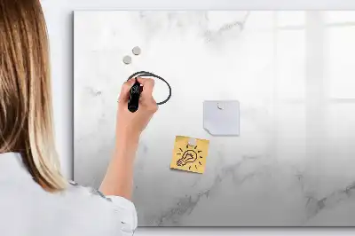 Magnetisk skrivetavle i marmor-design