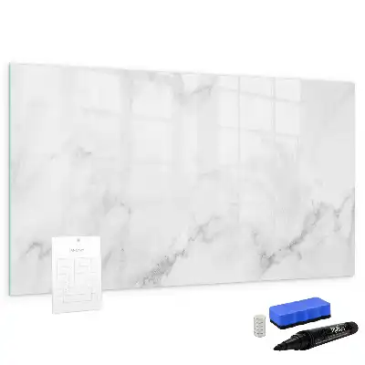 Magnetisk skrivetavle i marmor-design