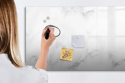 Magnetisk skrivetavle i marmor-design