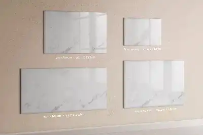 Magnetisk skrivetavle i marmor-design