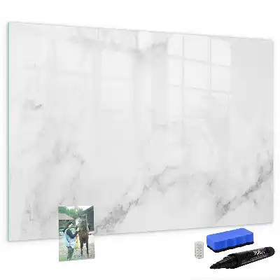 Magnetisk skrivetavle i marmor-design
