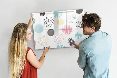 Magnetisk tegnetavle med geometrisk mønster