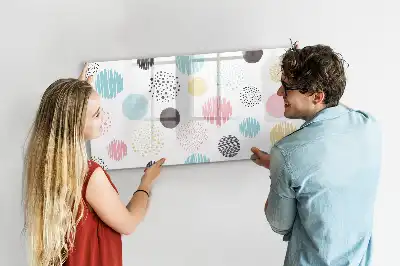 Magnetisk tegnetavle med geometrisk mønster