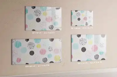 Magnetisk tegnetavle med geometrisk mønster
