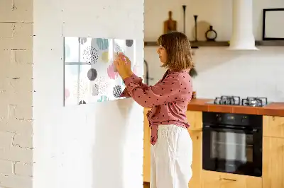 Magnetisk tegnetavle med geometrisk mønster