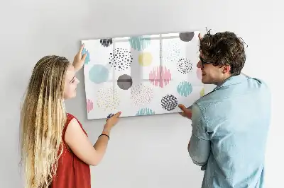 Magnetisk tegnetavle med geometrisk mønster