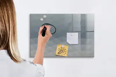 Magnetisk tegnetavle med bølgemønster