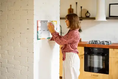 Magnetisk ugeplanlægger enkel skrivetavle