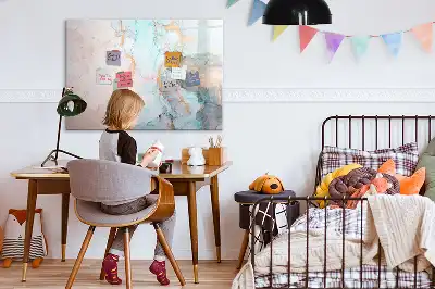 Magnetisk tegnetavle abstrakt motiv