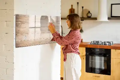 Magnetisk tegnetavle med træstruktur