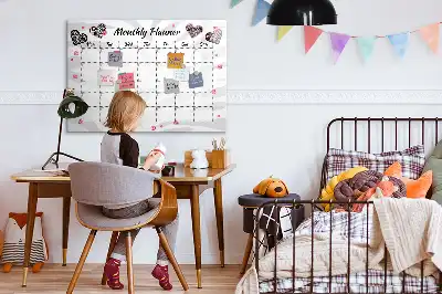Magnetisk månedsplanner elegant tavle til at tegne på