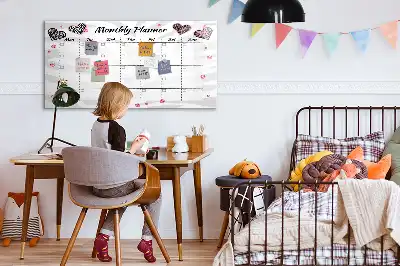 Magnetisk månedsplanner elegant tavle til at tegne på