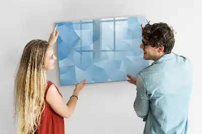 Magnetisk tegnetavle med trekantet abstrakt motiv