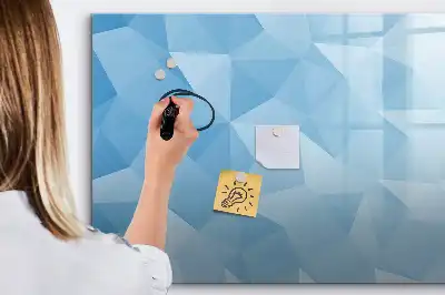 Magnetisk tegnetavle med trekantet abstrakt motiv