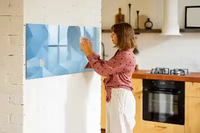 Magnetisk tegnetavle med trekantet abstrakt motiv