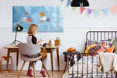 Magnetisk tegnetavle med trekantet abstrakt motiv