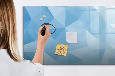 Magnetisk tegnetavle med trekantet abstrakt motiv