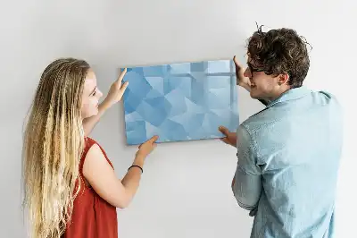 Magnetisk tegnetavle med trekantet abstrakt motiv