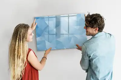 Magnetisk tegnetavle med trekantet abstrakt motiv