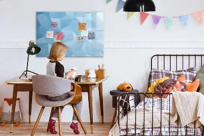 Magnetisk tegnetavle med trekantet abstrakt motiv