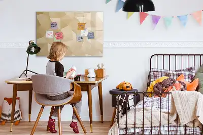 Magnetisk skrivetavle med motiv af trekantsabstraktion