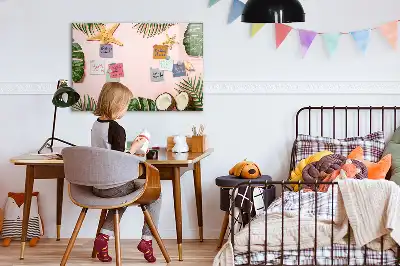 Magnetisk skrivetavle med motiv af sommerstemning