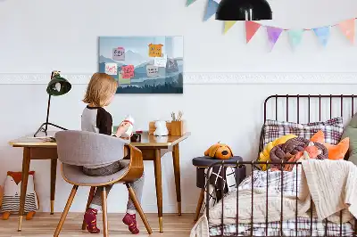 Magnetisk tegnetavle motiv af bjerglandskab