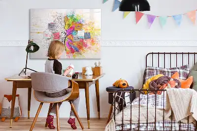 Tavle til at tegne magnetisk Hjerneabstraktion