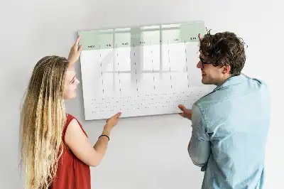 Ugeplanner magnetisk skrivetavle