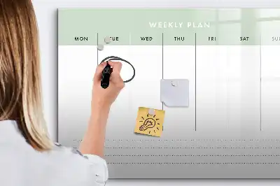 Ugeplanner magnetisk skrivetavle