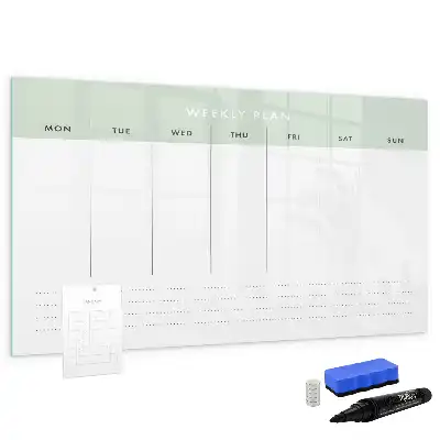 Ugeplanner magnetisk skrivetavle